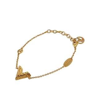 LOUIS VUITTON Gold Charm Bracelet